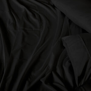 Berthalinens Luxury Pillowcase Set – Brushed Microfiber 1800 Bedding – Black