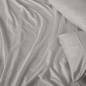 Berthalinens Luxury Pillowcase Set – Brushed Microfiber 1800 Bedding – Light Grey