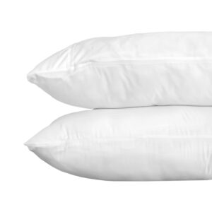 Berthalinens Luxury Pillowcase Set – Brushed Microfiber 1800 Bedding – White